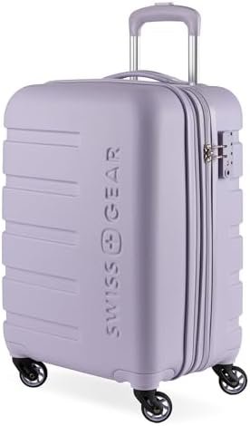 SwissGear 7366 Hardside Expandable Luggage with Spinner Wheels, Evening Haze, Carry-On 19-Inch