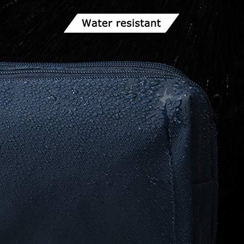 BAGSMART Toiletry Bag for Men, Travel Toiletry Organizer Dopp Kit Water-resistant Shaving Bag for Toiletries Accessories, Door Room Essentials,Navy Blue-medium - Image 5