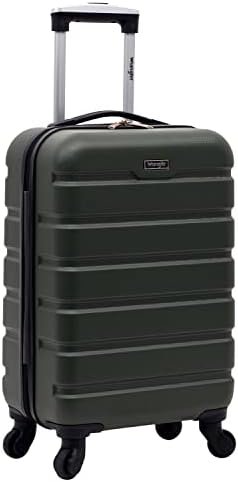 Wrangler Hardside Spinner Carry-On Luggage, Deep Depth, 22-Inch - Image 2