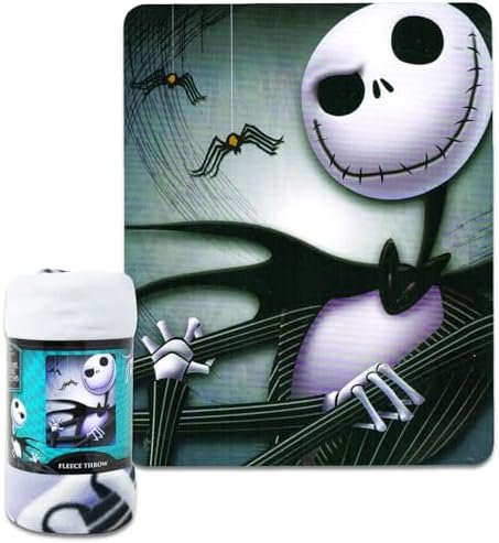 Disney The Nightmare Before Christmas Neck Pillow and Blanket Set - Bundle with The Nightmare Before Christmas Neck Pillow, Fleece Blanket, Stickers, Create a Face, & More | Disney Travel Accessories - Image 2