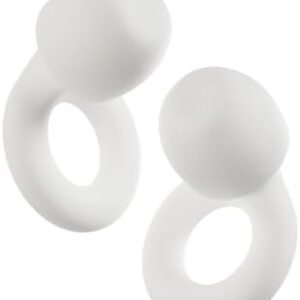 Loop Quiet 2 Ear Plugs Ultra-Comfy Reusable Noise-Reducing Earplugs for Sleep, Deep Focus, Travel, Sensitivity | Flexible Hearing Protection | Customizable Fit | 24dB (SNR) Noise Reduction