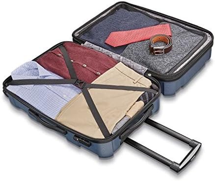 Samsonite Centric Hardside Expandable Luggage with Spinner Wheels, Blue Slate, Checked-Large 28-Inch - Image 3