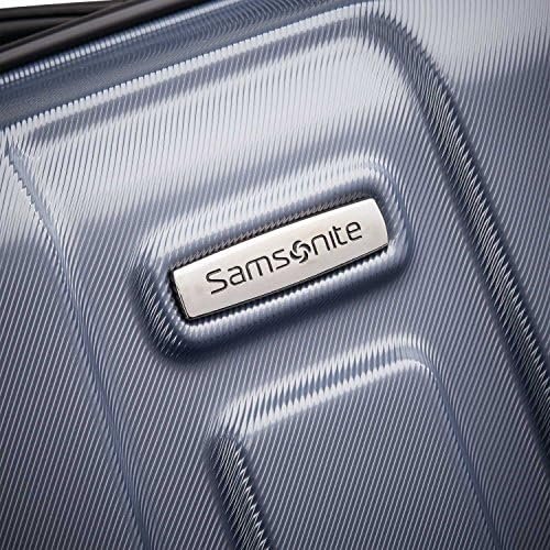 Samsonite Centric Hardside Expandable Luggage with Spinner Wheels, Blue Slate, Checked-Large 28-Inch - Image 5