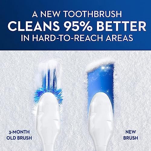 Oral-B Pulsar, Battery Powered 3D White Advanced Vivid Soft Toothbrush Twin Pack, Tooth Brush Pack, Travel Essentials (Colors May Vary) - Image 6