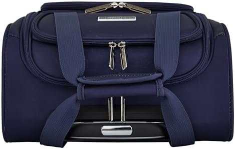 French Connection Underseat Carry-On Luggage USB-C Ports, Blue Depths, 16-Inch - Image 9