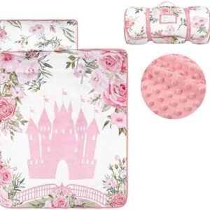 TANOFAR Toddler Nap Mat with Pillow and Plush Blanket, Ultra Soft Toddler Sleeping Mat for Boys Girls, Thickened Extra Large Kids Nap Mat Fits Ages 2-6 Years