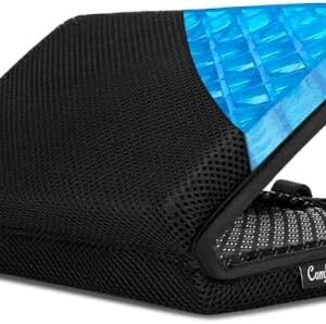 ComfiLife Ergo-Gel Travel Seat Cushion – Portable Airplane Seat Cushion – Gel Grid Design for Ultimate Seating Comfort – Foldable Cushion for Airplane Seats, Camping, Bleachers, Flights, Commute