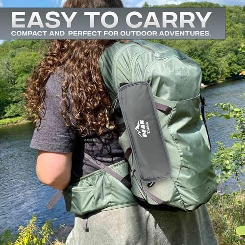 Peak Outdoors Backpacking Chair Lightweight Camping Chair – High Back Ultralight Folding Camp Chair with Storage Bag, Compact Portable Tall Hiking Chair and Beach Chair (Grey) - Image 7