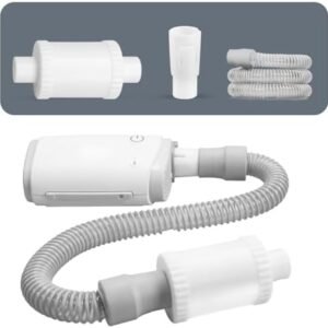 Cpap Muffler for AirMini with Cpap Hose Adapter, Noise-Absorbing Sponge, Quiet Sleep in Travel, No Air Leakage - Adapter Fits for Universal Standard 22mm Diameter Tubing (Including Short Hose)