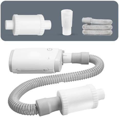 Cpap Muffler for AirMini with Cpap Hose Adapter, Noise-Absorbing Sponge, Quiet Sleep in Travel, No Air Leakage - Adapter Fits for Universal Standard 22mm Diameter Tubing (Including Short Hose)
