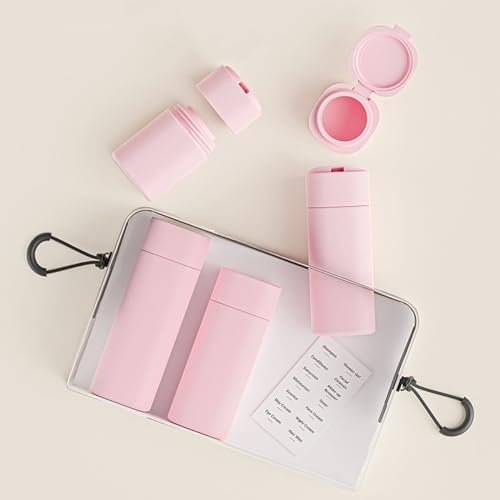 Travel Bottles Set - TSA Approved Leak Proof Squeezable Containers for Toiletries, Conditioner, Shampoo, Lotion & Body Wash Accessories (white) - Image 5