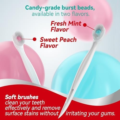 cleaings® Mini Brushes-Disposable Toothbrushes with Toothpaste and Pick for Work or Travel, 24 Count (Mixed Flavor(Pack of 1)) - Image 4