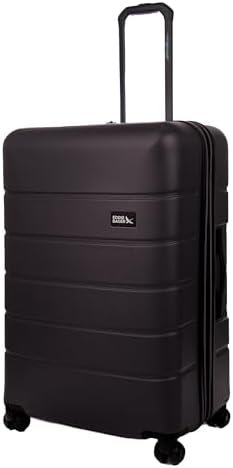 Eddie Bauer Glacier Luggage | Hardside | Spinner Wheels | Expandable | Lightweight | Durable | Travel Essentials, Carbon, 30" (Check-in)