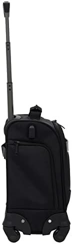 Wrangler 4-Wheel Spinner Luggage with Side USB Port, Black, 17-Inch Underseat Carry-On - Image 7