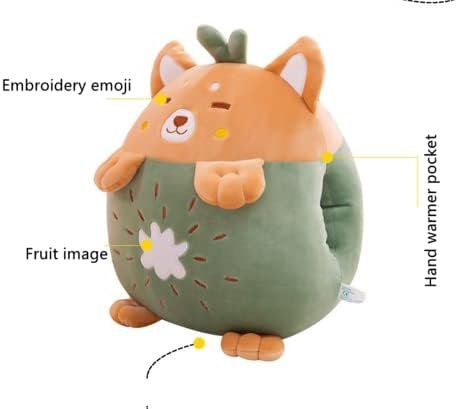 YUDONG 15" Kids Stuffed Animals Travel Blanket and Pillow Set,Cute Dog Plush Pillow with Hand Warmer Design,Perfect for Travel, Camping, Home and Office. - Image 2