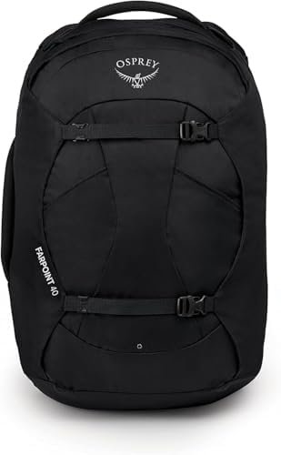 Osprey Farpoint 40L Men's Travel Backpack, Black - Image 7