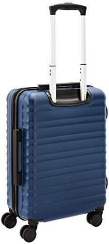 Amazon Basics Hardside Carry-On Luggage, 20-inch Spinner with Four Spinner Wheels and Scratch-Resistant Surface, Navy Blue - Image 8