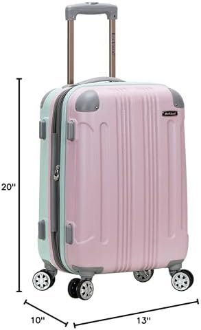 Rockland London Hardside Expandable Luggage with Spinner Wheels, Multicolor, Carry-On 20-Inch - Image 5