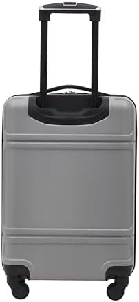 Travelers Club Skyline Spinner Luggage, Gray, 22-Inch Carry-On - Image 4