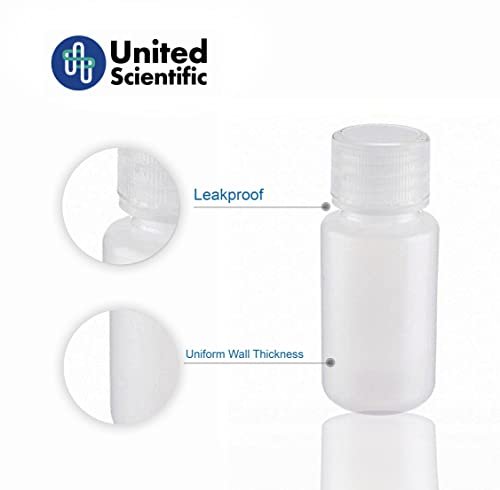 United Scientific™ Leak Proof Travel Bottles for Toiletries - 3 Oz Travel Bottles with Lined Polypropylene Lid - TSA Approved Bottle for Liquids, Clear, Pack of 6 - Image 4