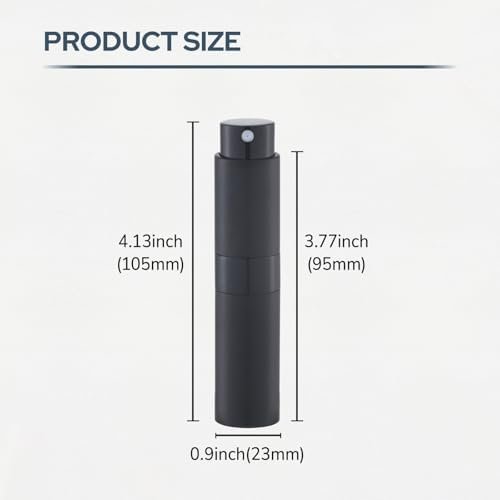 Perfume Atomizer Travel Bottle Refillable: Cologne Sprayer Portable for Men - Mini Spray Empty for Refill - 8ml Small Size Blue - Image 7