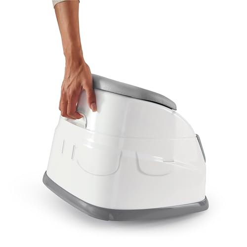 Ingenuity Baby Base 2-in-1 Booster Feeding and Floor Seat with Self-Storing Tray - Mist - Image 13
