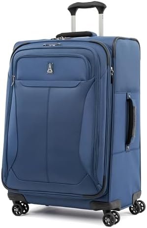 Travelpro Tourlite Softside 21" Expandable Luggage with 4 Spinner Wheels, Lightweight Suitcase, Carry-On, Blue - Image 2