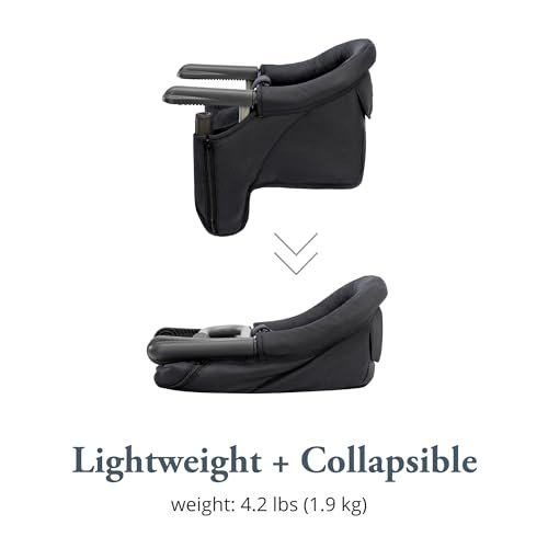 Inglesina Fast Table Chair, Black - Portable Baby High Chair - for Babies & Toddlers 6-36 Months - Collapsible Design - Fits Tables 0.8'' to 3.5'' Thick - Compact & Easy to Use - Travel Bag Included - Image 3