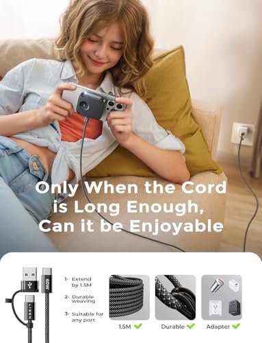 LISEN Travel Charger Charging Station for Apple Magsafe Charge for iPhone 16, Travel Essentials Gift for Women and Men Magsafe Accessories Wireless Charger for iPhone 16/15/14/13/12 Airpods Watch - Image 6
