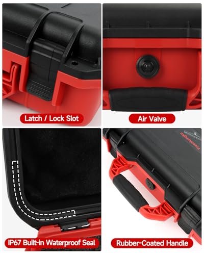 Freechangku For Starlink Mini Case Waterproof Hard Case Starlink Mini Travel Protective Kit,Waterproof Storage Box Carrying Bag Dish Accessories Organizer - Image 7