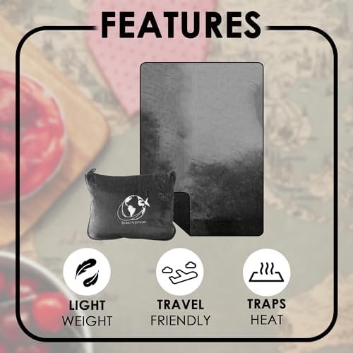 2-in-1 Travel Blanket and Pillow Set Portable Travel Pillow and Soft Blanket with Bag Flight Essentials Car Pillow Travels Gifts Accessories - Image 3