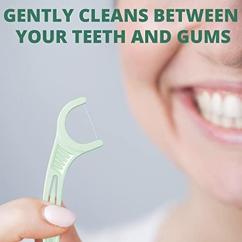 Plackers Micro Mint Dental Floss Picks with Travel Case, 12 Count (Color May vary) - Image 4