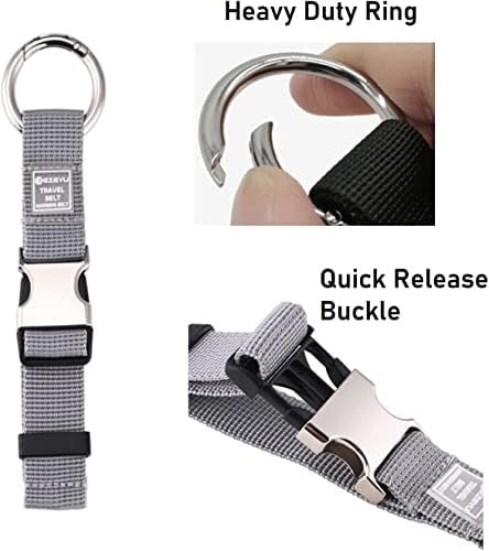 2PCS Add a Bag Luggage Strap Jacket Gripper, Heavy Duty Luggage Straps Carry-on Baggage Suitcase Straps Belts Travel Accessories,Carry Your Extra Bags - Image 2