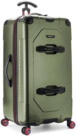 Traveler's Choice Maxporter II 30" Hardside Spinner Trunk Luggage, Expandable, Dark Green