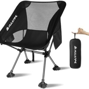 Ultralight Folding Camping Chairs,Portable Lawn Chair for Adults,3.5Lb Lightweight Backpacking Chair,Compact Foldable Beach Chair with Anti-Sinking Feet for Outdoor Camp Hiking Travel Supports 330LBS