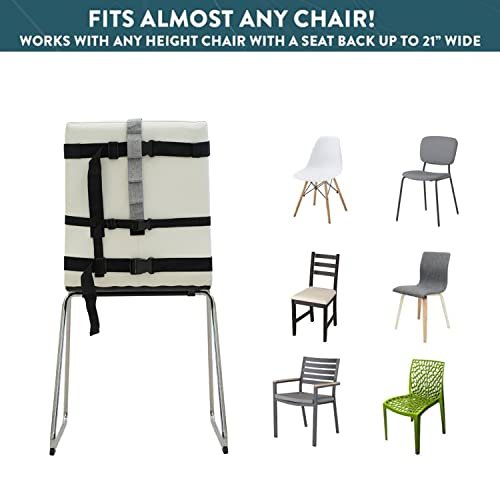 Baby Portable High Chair for Travel | Baby Travel Essential | Portable Highchair for Baby | Travel High Chairs for Babies | Portable Baby Chair | High Chair Harness | Travel High Chair - Image 6