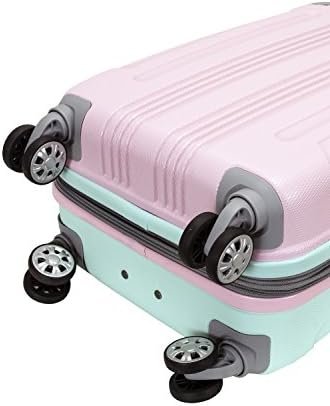 Rockland London Hardside Expandable Luggage with Spinner Wheels, Multicolor, Carry-On 20-Inch - Image 4