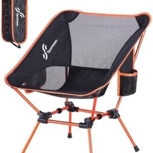 Sportneer Backpacking Chair, Lightweight Portable Camping Chair for Adults Foldable Outdoor Collapsible Camp Chair for Camping Hiking Lawn Picnic Beach Outside Travel