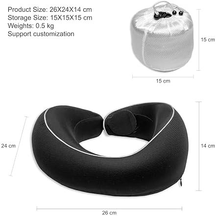 4-in-1 Travel Set: Memory Foam Neck Pillow, Earplugs, Sleep Mask & Blanket – Perfect for Airplane Travel, Road Trips, and Daily Commutes - Image 6