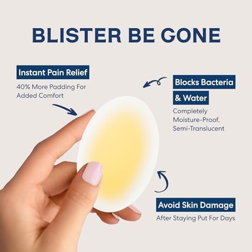 Dr. Frederick's Original Better Blister Bandages - 12ct - Water Resistant - 40% More Cushioning - Hydrocolloid Bandages for Foot, Toe, & Heel - Blister Pads for Prevention & Recovery - Variety Pack - Image 2