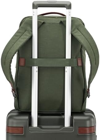 Samsonite Virtuosa Carry-On Travel Backpack with Padded Laptop Sleeve, Pine Green - Image 5