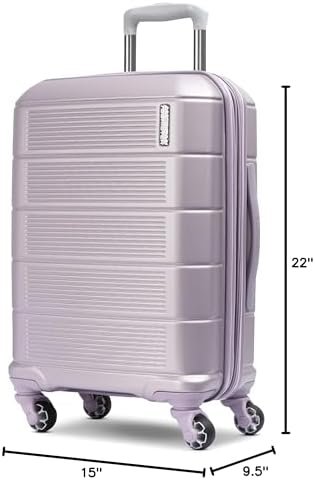 American Tourister Stratum 2.0 Expandable Hardside Luggage with Spinner Wheels, Purple Haze, Carry-on - Image 8