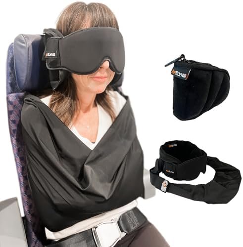 Multifunctional Travel Accessory, Neck Support Pillow, Eye Mask, Blanket-Like Sling