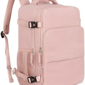 Travel Backpack for Women Men,Travel Laptop Backpack w/USB Charging Port, Waterproof Travel Backpack Carry On Flight Approved,Weekender Business Hiking Bag,Laptop Backpack 15.6 inch