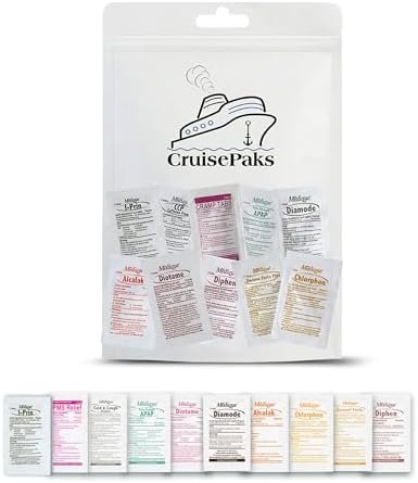 Essential Refill First Aid Kit | Travel Size | 60 Pieces | Deluxe | Unit Dose Medicines