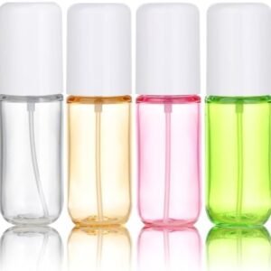 Travel Spray Bottles 1.35oz/40ml Fine Mist Empty Spray Bottles Mini Refillable Plastic Travel Bottle Set for Traveling and Outgoing
