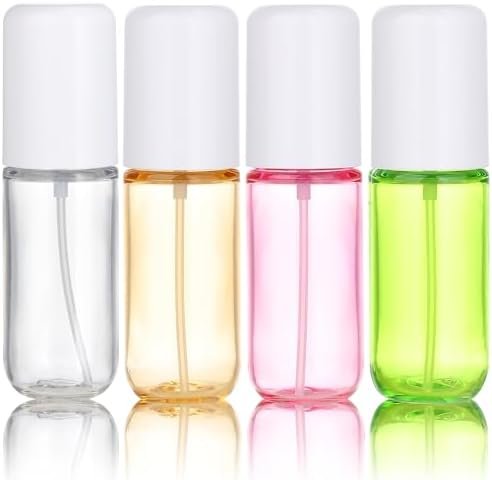 Travel Spray Bottles 1.35oz/40ml Fine Mist Empty Spray Bottles Mini Refillable Plastic Travel Bottle Set for Traveling and Outgoing