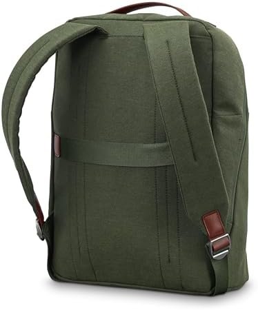 Samsonite Virtuosa Carry-On Travel Backpack with Padded Laptop Sleeve, Pine Green - Image 3