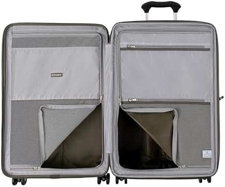 Travelpro Maxlite Air Hardside Expandable Checked Luggage, 8 Spinner Wheels, Lightweight Hard Shell Polycarbonate Suitcase, Slate Green, Checked Medium 25-Inch - Image 6