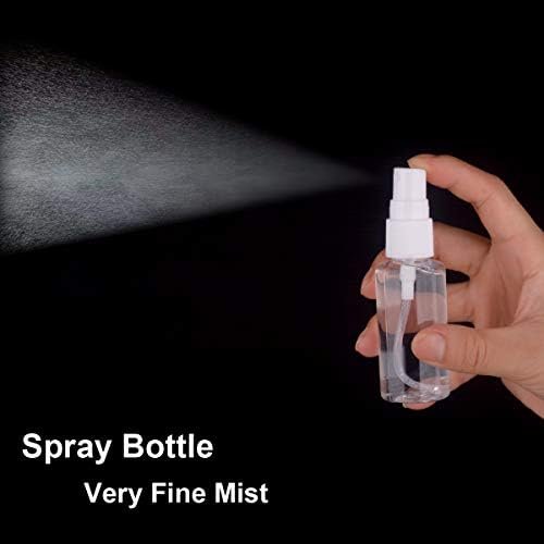 Spray Bottle, 1oz/30ml Small Plastic Fine Mist Spray Bottles, Mini Empty Travel Bottles with Funnels and Labels 6 Pack - Image 4